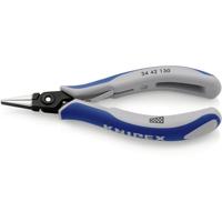 Knipex 34 42 130 Platte tang Werkplaats Chroom-vanadium kogellagerstaal 130 mm Knipex 34 42 130 Platte tang Werkplaats Chroom-vanadium kogellagerstaal 130 mm