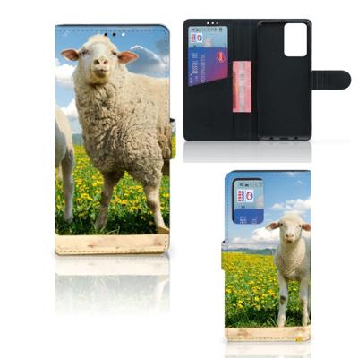 Xiaomi Redmi Note 10 Pro | Telefoonhoesje | Met pasjeshouder | Schaap en Lammetje