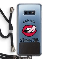 Badass Babes Club: Samsung Galaxy S10e Transparant Hoesje met koord
