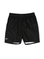 Lacoste Kids short à patch logo - Noir