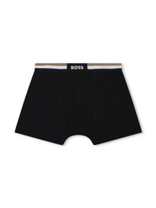 BOSS Kidswear lot de 2 boxers à bande logo - Noir