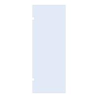 BRAUER Deur smal 90 helder glas geschikt voor tweepuntsgreep