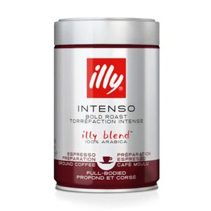 Illy - Espresso Intenso Gemalen koffie - 12x 250g