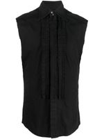 Gucci Pre-Owned chemise sans manches à plis (années 1990) - Noir