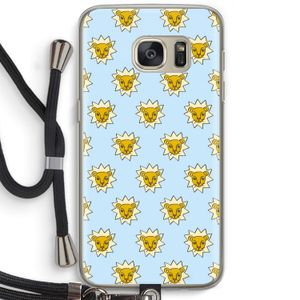 Leeuwenkoppen: Samsung Galaxy S7 Transparant Hoesje met koord