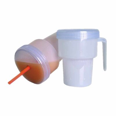 Kennedy anti-lek drinkbeker | Met handvat | Inhoud: 200 ml | Voor warme en koude vloeistof | PR65025