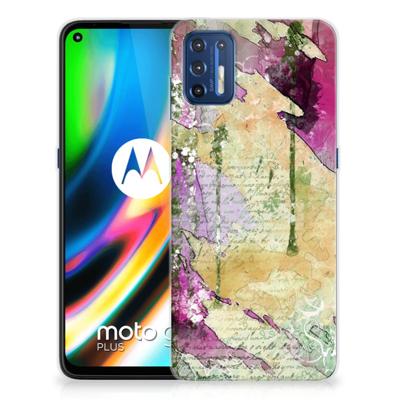 Smartphone hoesje Motorola Moto G9 Plus Letter Painting Smartphone hoesje Motorola Moto G9 Plus Letter Painting
