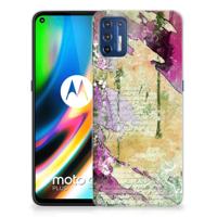 Smartphone hoesje Motorola Moto G9 Plus Letter Painting