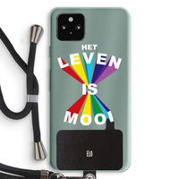 Het Leven Is Mooi: Pixel 5a 5G Transparant Hoesje met koord