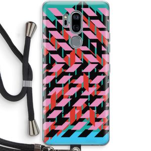 Skew Blush 2: LG G7 Thinq Transparant Hoesje met koord