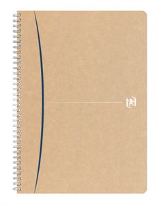Oxford Touareg spiraalschrift, 180 bladzijden, ft A4, gelijnd, geassorteerde kleuren
