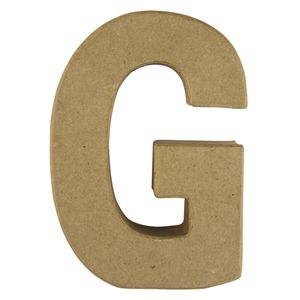 Papier mache letter G