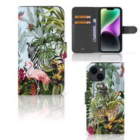 Telefoonhoesje met Pasjes voor iPhone 15 Jungle