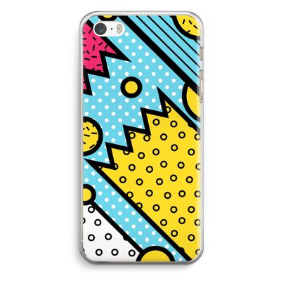 Pop Art #1: iPhone 5 / 5S / SE Transparant Hoesje