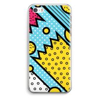 Pop Art #1: iPhone 5 / 5S / SE Transparant Hoesje