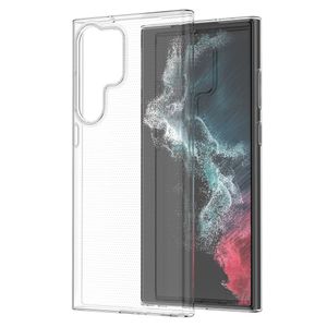Lunso - Samsung Galaxy S23 Ultra - TPU Backcover hoes - Transparant