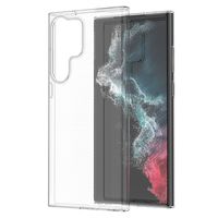 Lunso - Samsung Galaxy S23 Ultra - TPU Backcover hoes - Transparant
