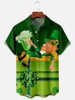 St. Patrick's Day Chest Pocket Short Sleeve Shirt - thumbnail