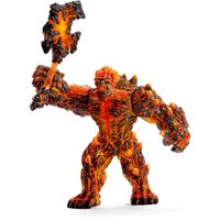 Eldrador - Lava Golem met wapen Speelfiguur