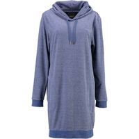 Cawö Cawö Dames Lange Hoodie 818 Denim XS