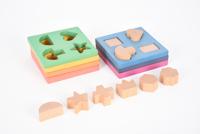 TickiT Houten Vormenpuzzel