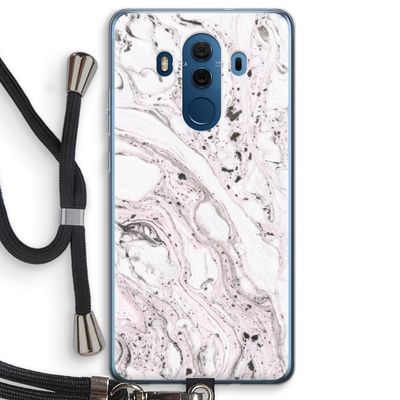 Mengelmoes: Huawei Mate 10 Pro Transparant Hoesje met koord