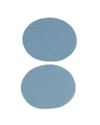 HEMA Kniestukken 11x9 licht - 2 stuks (lichtblauw)