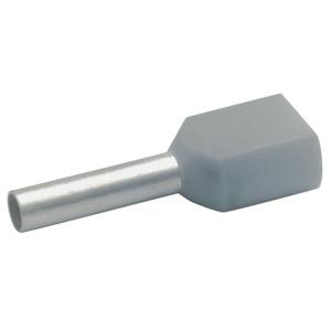 Klauke 87010 Dubbele adereindhulzen 0.75 mm² Grijs 1000 stuk(s)