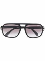 TOM FORD Eyewear lunettes de soleil Falconer à monture pilote - Noir - thumbnail