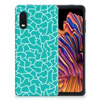 Samsung Xcover Pro | Hoesje maken | Cracks Blue
