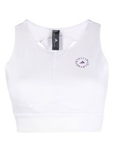 adidas by Stella McCartney haut TruePurpose à coupe crop - Blanc