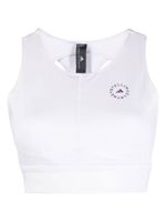 adidas by Stella McCartney haut TruePurpose à coupe crop - Blanc