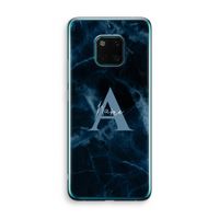 Midnight Marble: Huawei Mate 20 Pro Transparant Hoesje