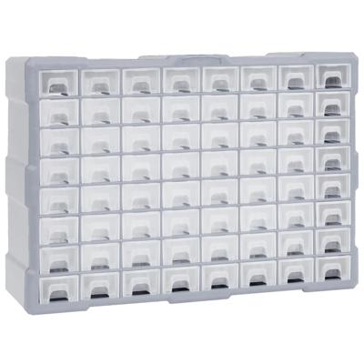 VidaXL Organiser met 64 lades 52x16x37,5 cm