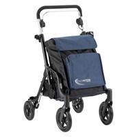 MultiMotion Shopper rollator met grote tas | Kleur: Blauw | Boodschappentrolley | Lichtgewicht rollator | Inklapbaar MultiMotion Shopper rollator met grote tas | Kleur: Blauw | Boodschappentrolley | Lichtgewicht rollator | Inklapbaar