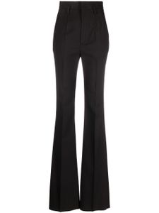 Saint Laurent pantalon de tailleur à coupe droite - Noir