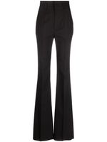 Saint Laurent pantalon de tailleur à coupe droite - Noir