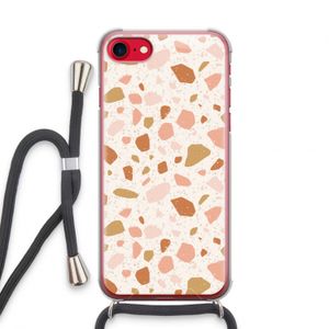 Terrazzo N°18: iPhone SE 2020 Transparant Hoesje met koord