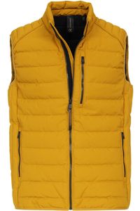 Casa Moda Regular Fit Outdoor vest geel/blauw, Effen