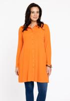 Yoek Blouse | Oranje | Maat 54/56