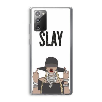 Slay All Day: Samsung Galaxy Note 20 / Note 20 5G Transparant Hoesje