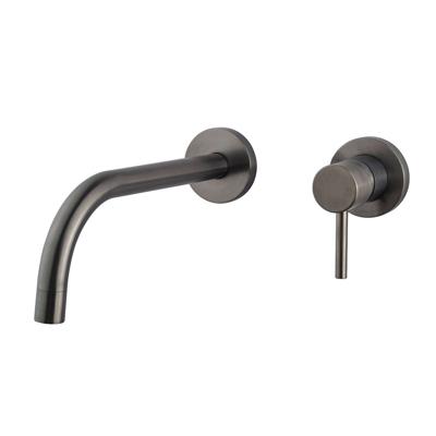 Afbouwdeel Wiesbaden Caral Slim | Mengkraan | Excl.Inbouwdeel | Coldstart | Gunmetal PVD