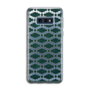 Moroccan tiles: Samsung Galaxy S10e Transparant Hoesje