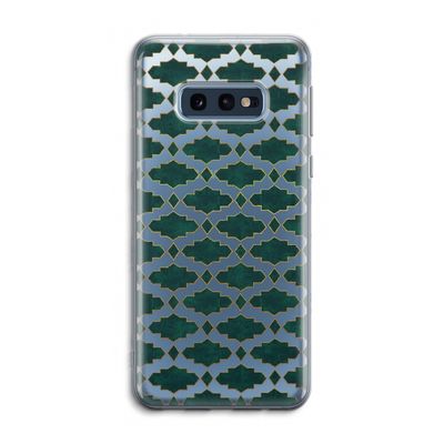 Moroccan tiles: Samsung Galaxy S10e Transparant Hoesje