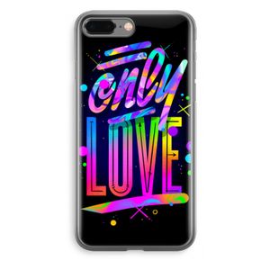 Only Love: iPhone 8 Plus Transparant Hoesje