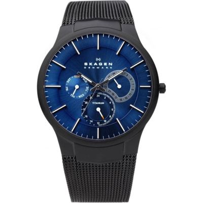 Horlogeband Skagen 809XLTBN Staal Zwart