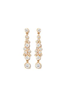 Sophie Bille Brahe boucles d'oreilles pendantes Splash en or 18ct serties de diamants