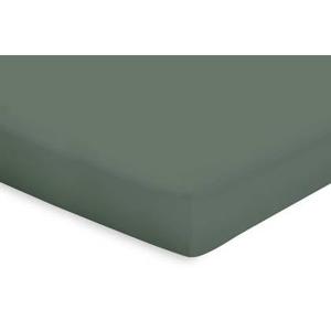 Elegance Topper Hoeslaken Katoen Perkal grenat green