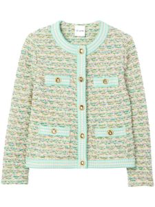 St. John veste en tweed - Vert