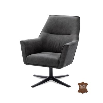 Haluta Relax Fauteuil Jan - Draaibaar - Grafiet